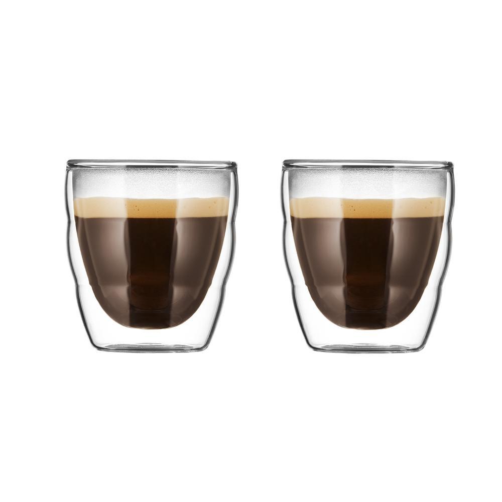 Erge, ernstige functie hoorbaar Bodum Espresso Kopjes Glas Dubbelwandig 2st. - De Kampeerdiscounter