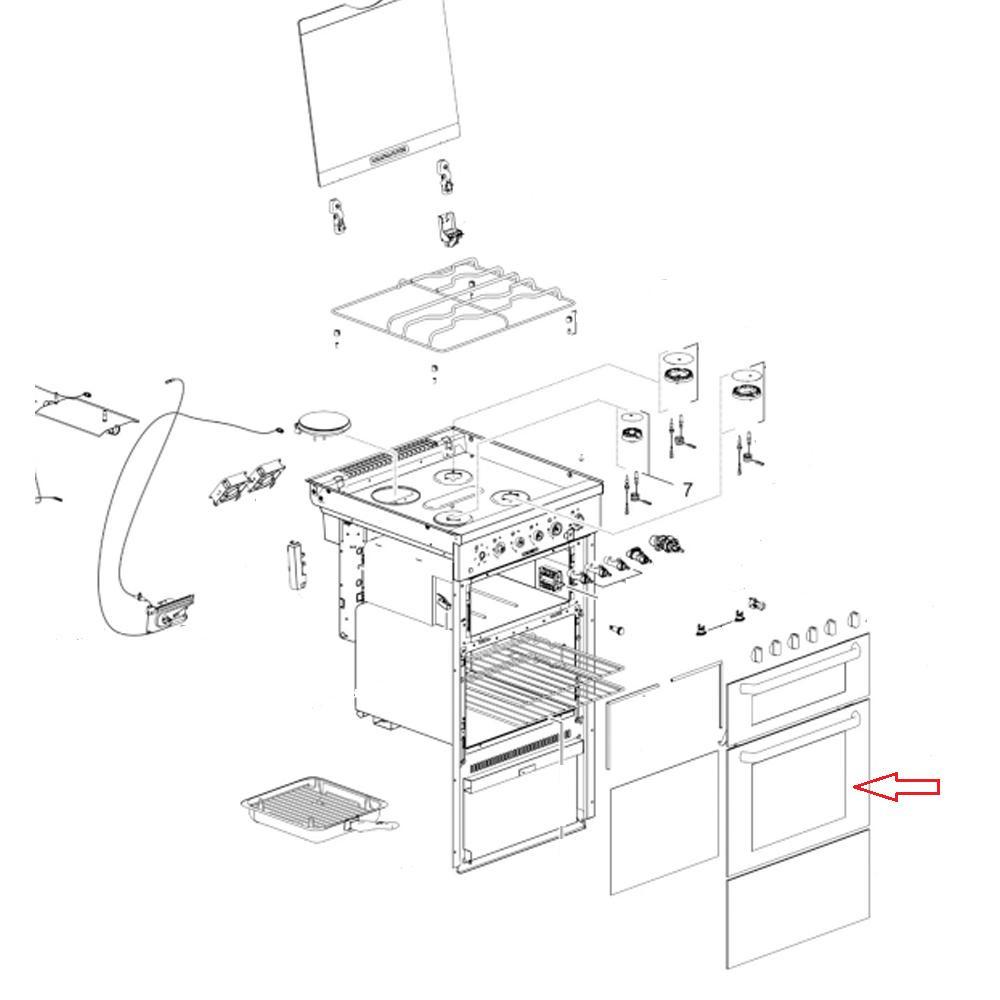 Thetford Ovendeur Aspire 2