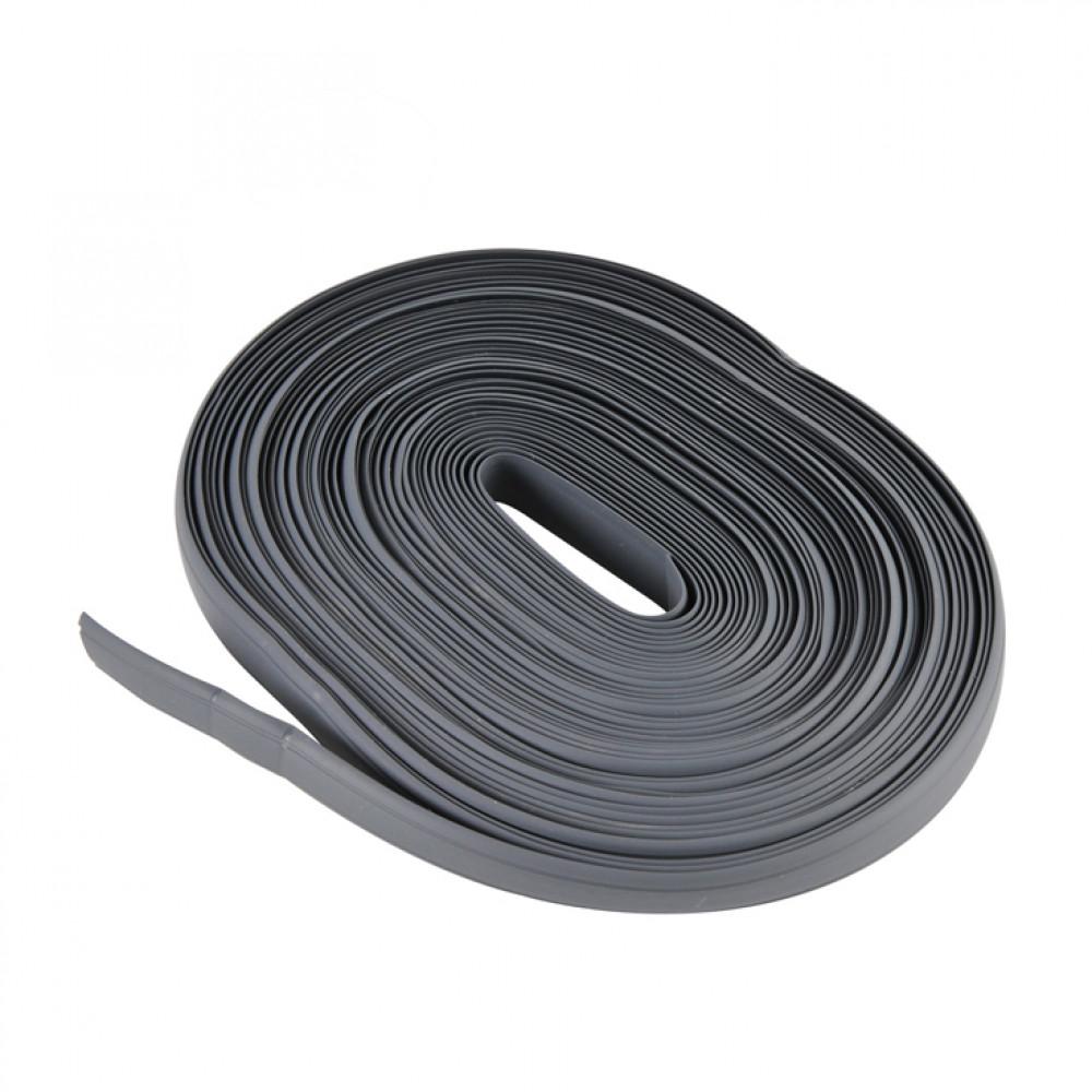 Inlegbies Donkergrijs 12mm 200m