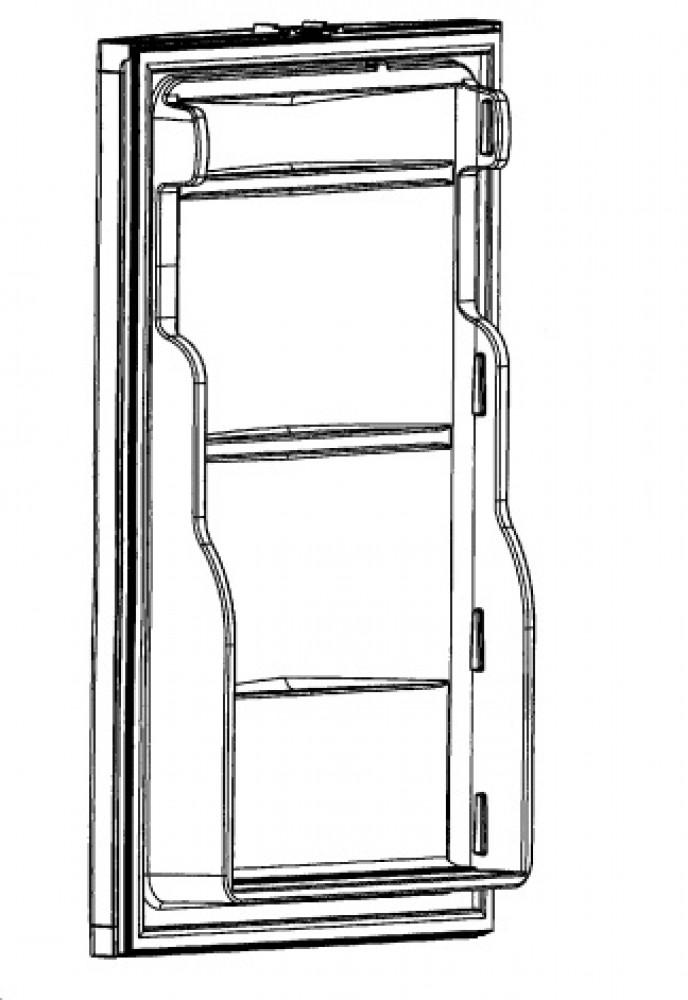 Dometic koelkastdeur compleet RM7400L 2412383800