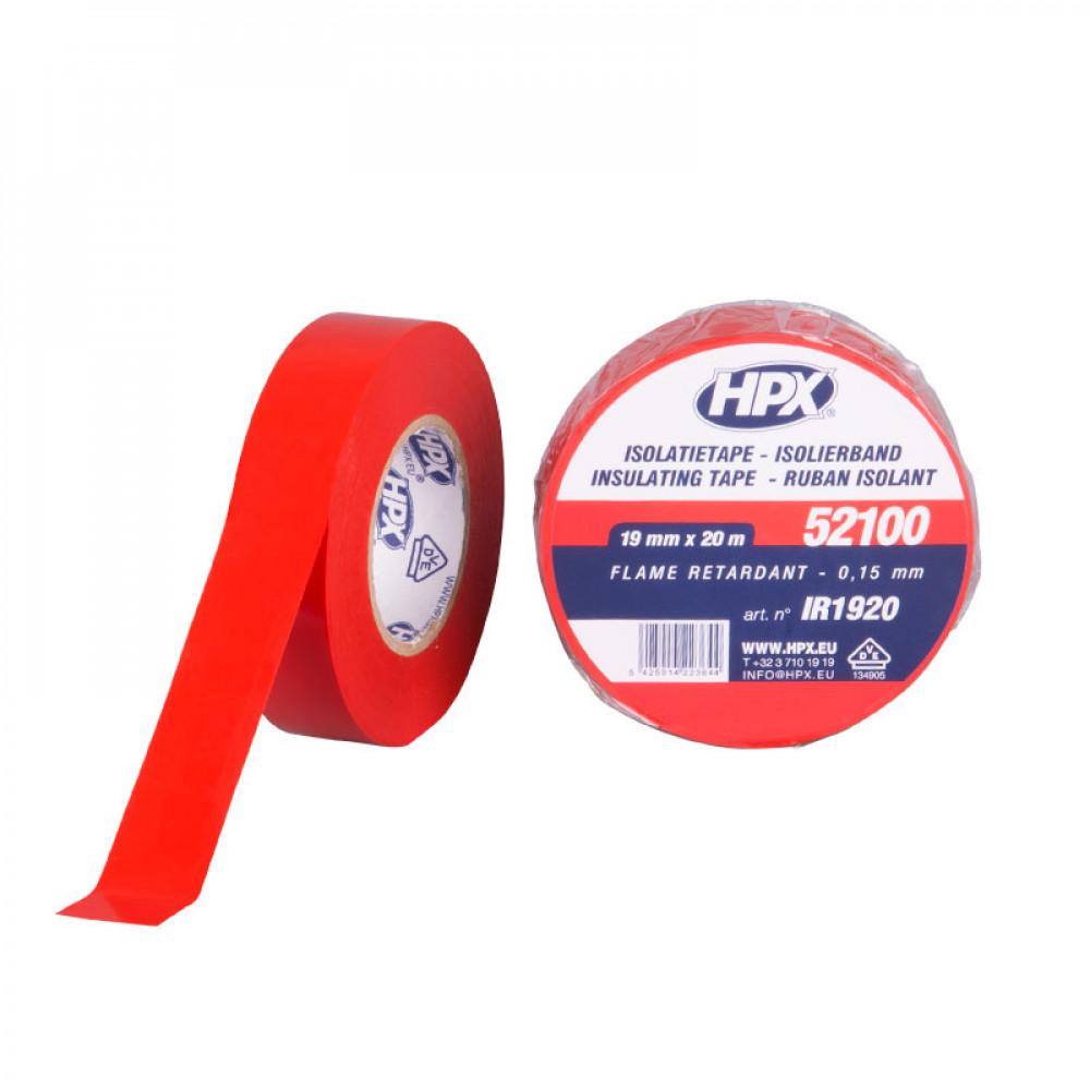 HPX PVC Isolatietape VDE 20mtrx19mm Rood