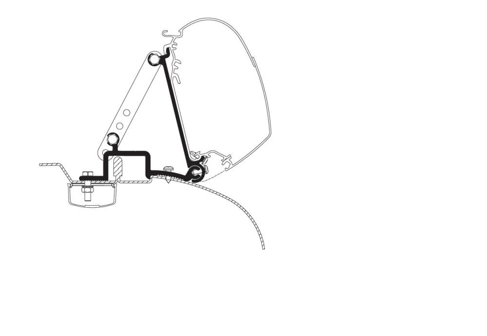 Thule Wall Ducato/ Jumper/ Boxer <2006 Adapt