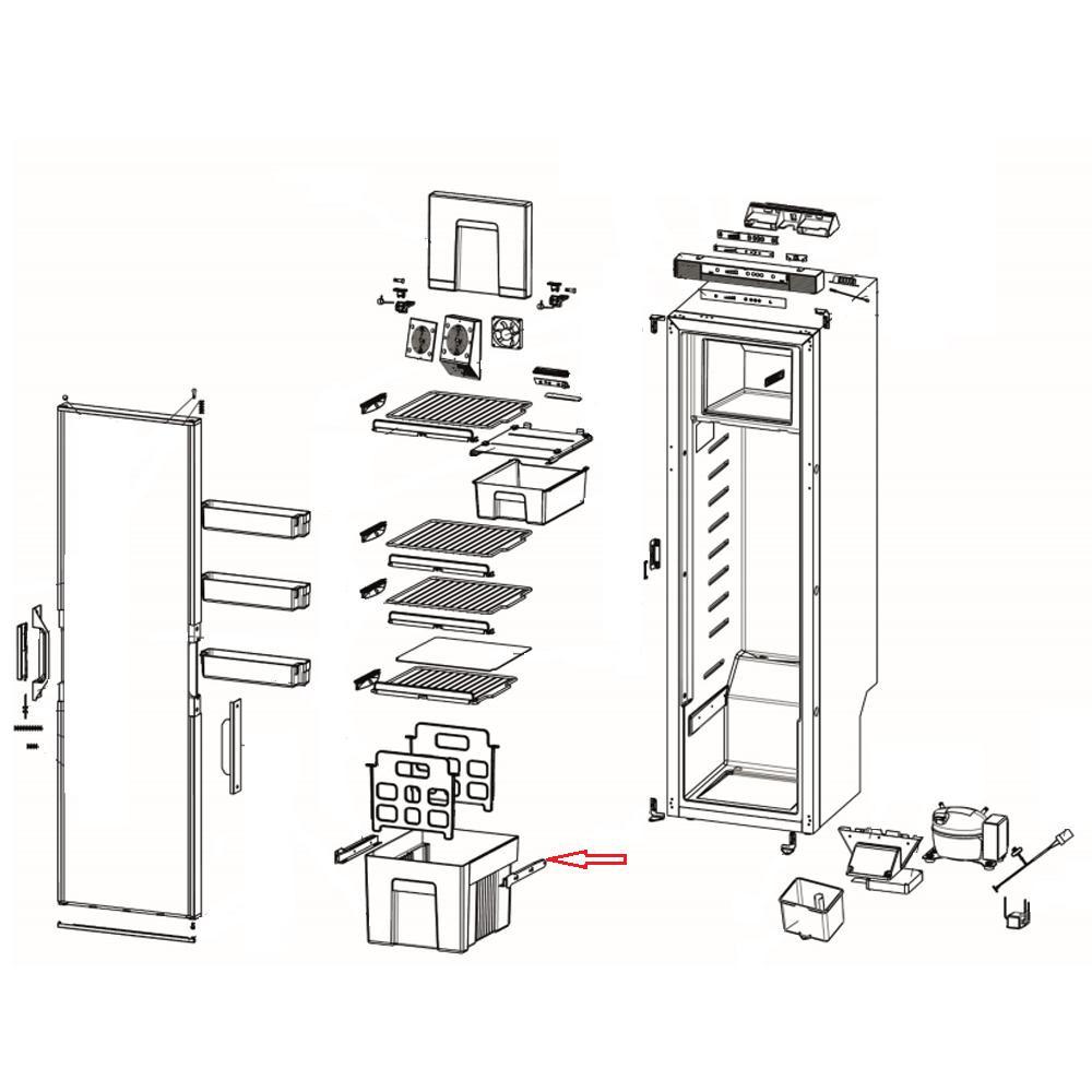 Thetford Groentenlade Geleider T2152