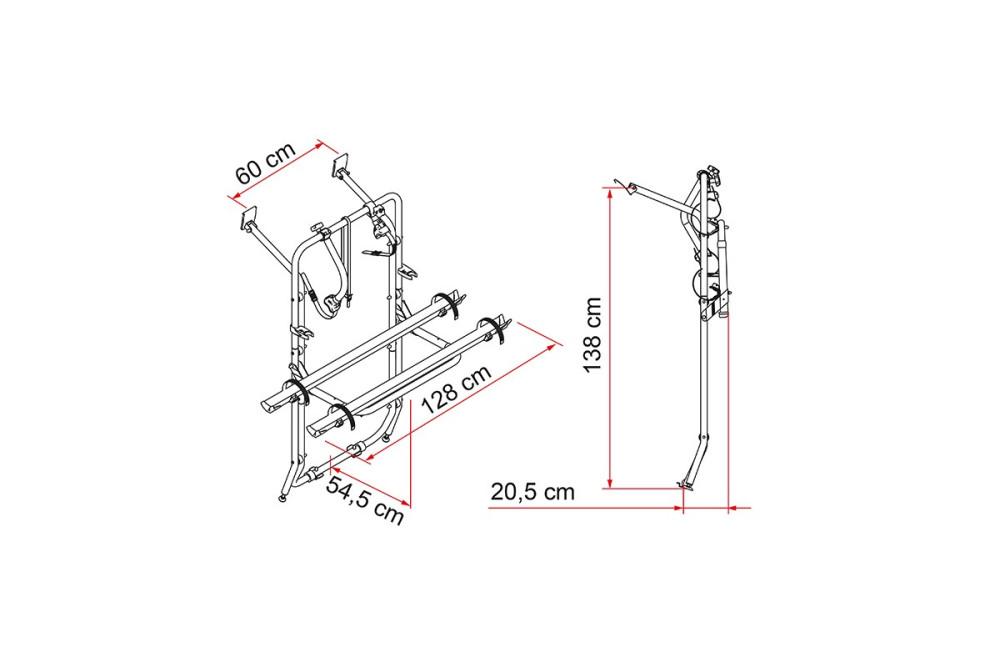 Fiamma Carry-Bike Mercedes Vito Model 2024