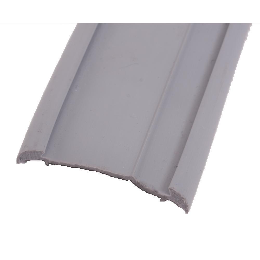 Hoeklijstrubber met Kitstrip 20x11mm 90 m grijs