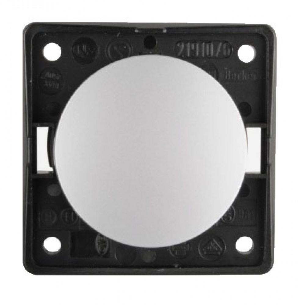 Berker Aan/Uitschakelaar Flow/Pure Inbouw Chroom Mat 230V