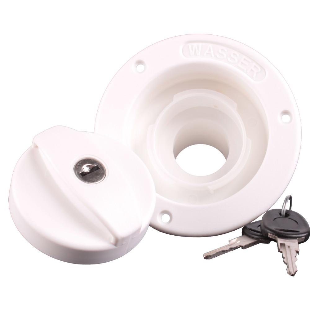 Watervulopening 40mm met Slot Wit