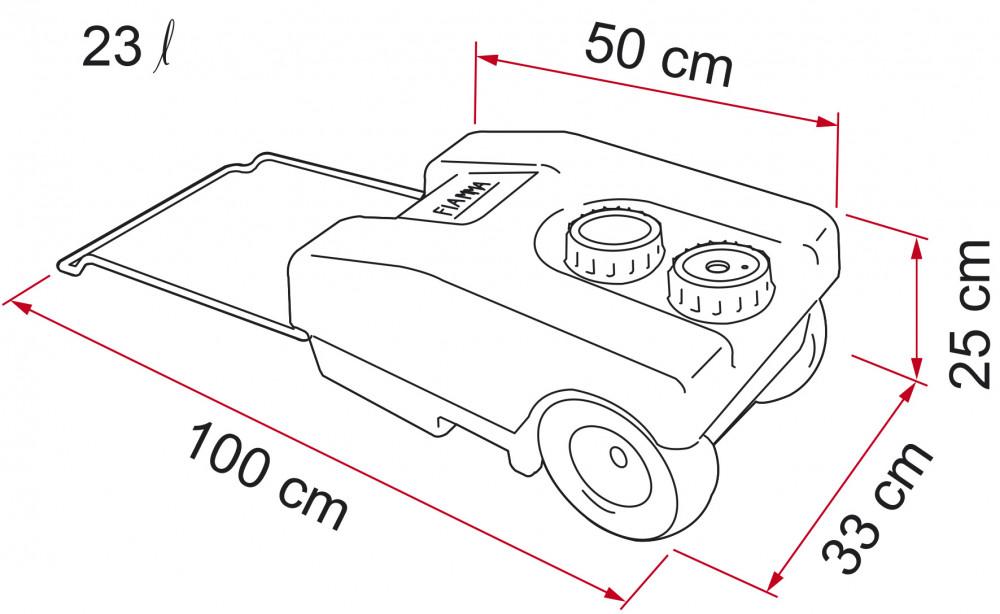 Fiamma Vuilwatertank Roll-Tank 23W