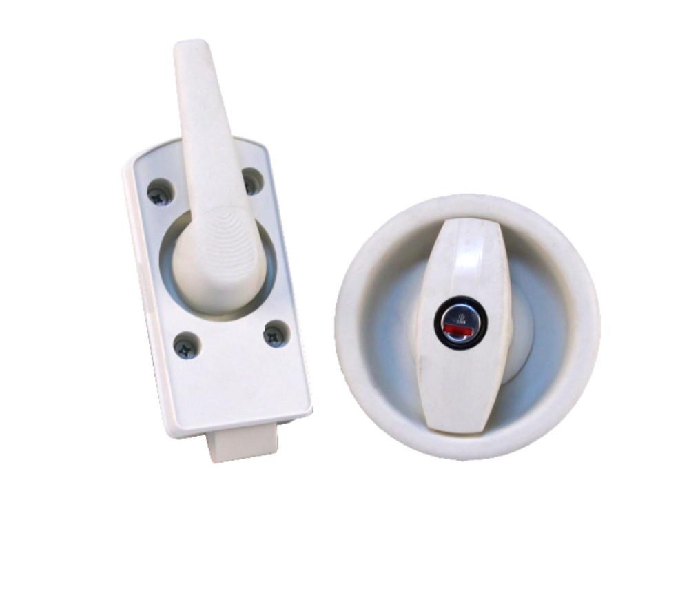 Oberholz Deurslot Wit 30-35mm rechts