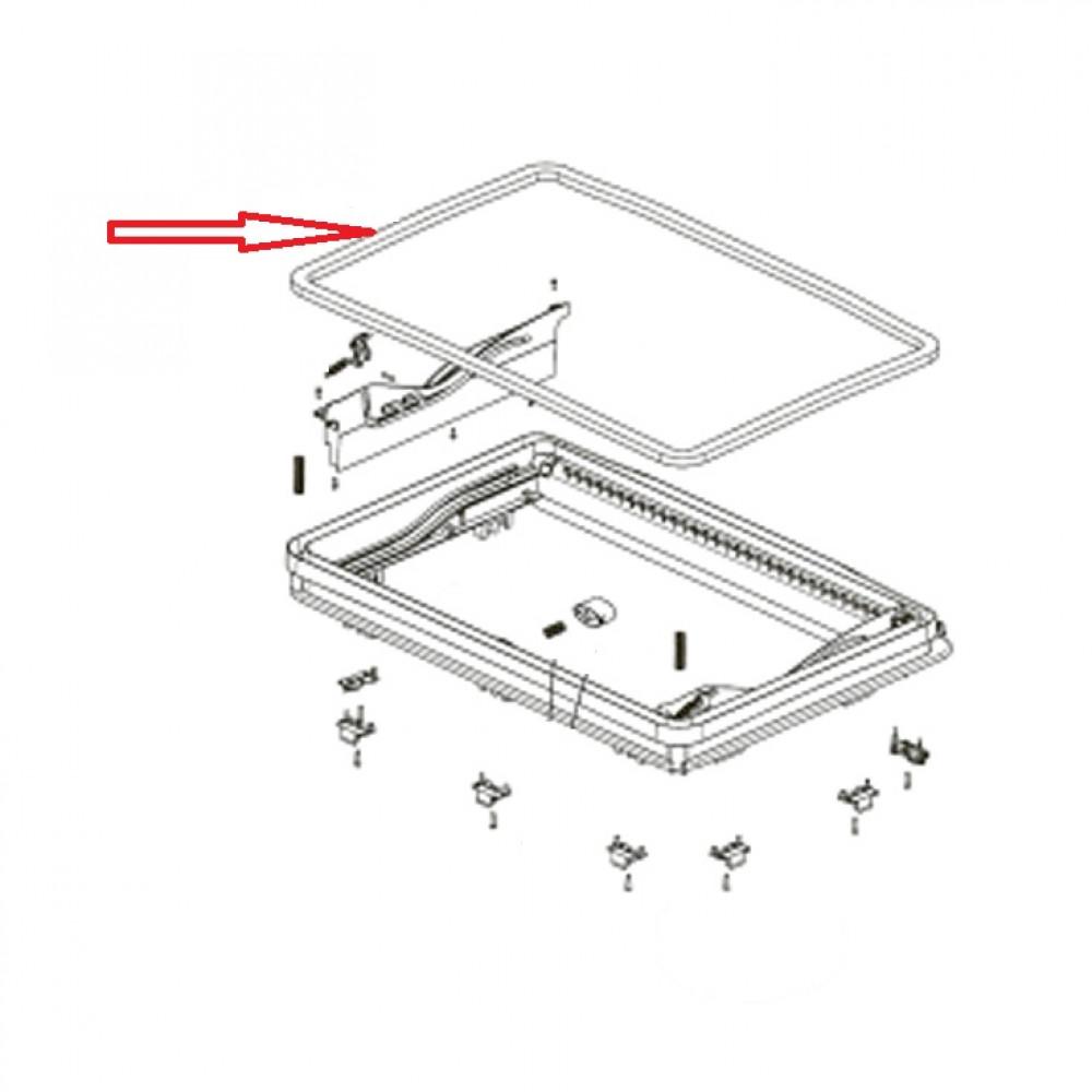 Dometic Midi Heki Afdichtrubber 2,3 mtr