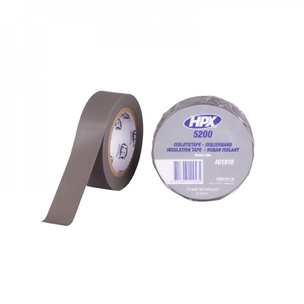 HPX PVC Isolatietape 10mtrx19mm Grijs