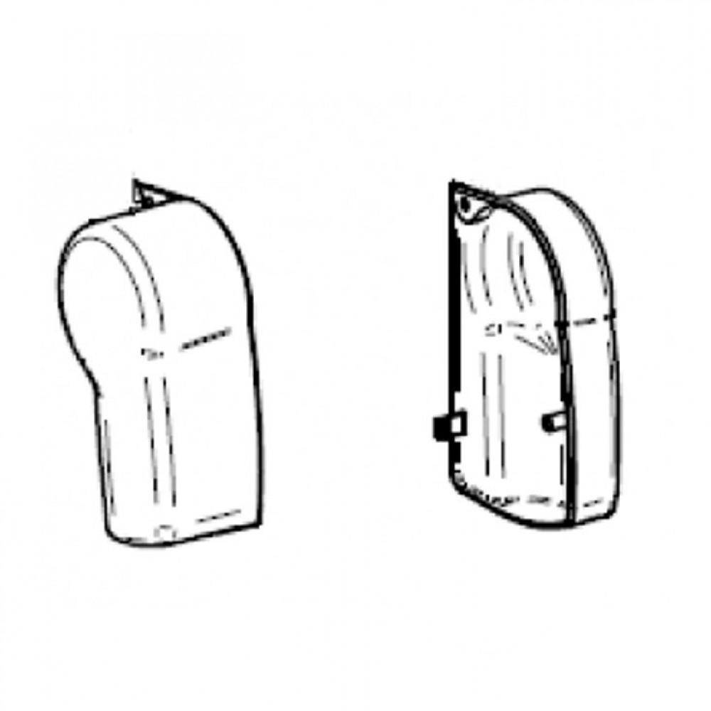 Thule Eindkap Mainhousing LH+RH 4900 Wit