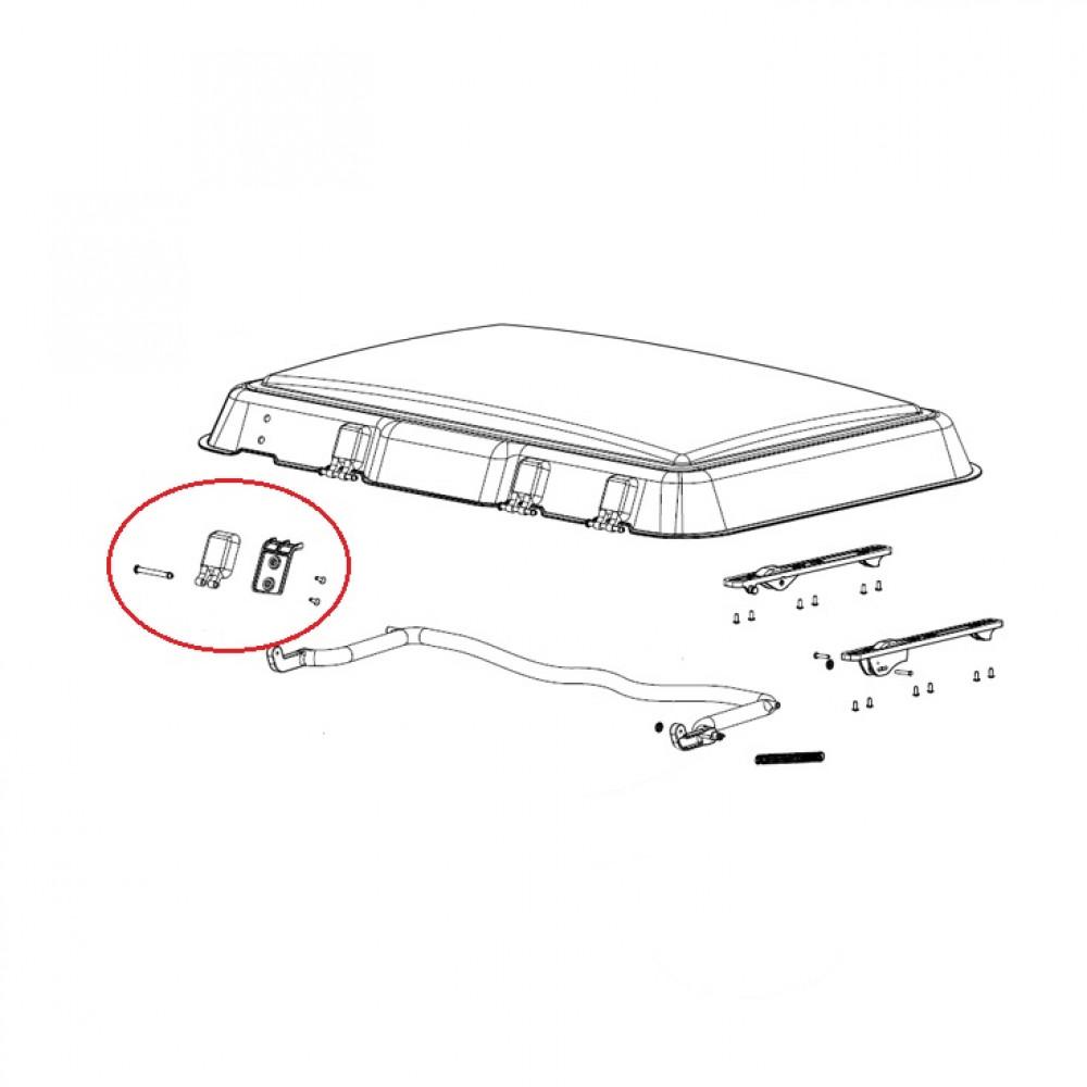 Dometic Midi Heki Scharnier met Montagedelen