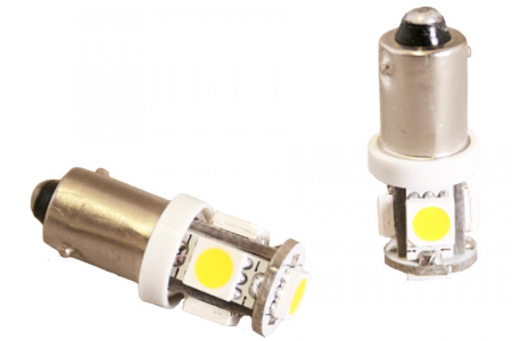 Lamp LED BA9S 0.5W/41Lumen/5Leds