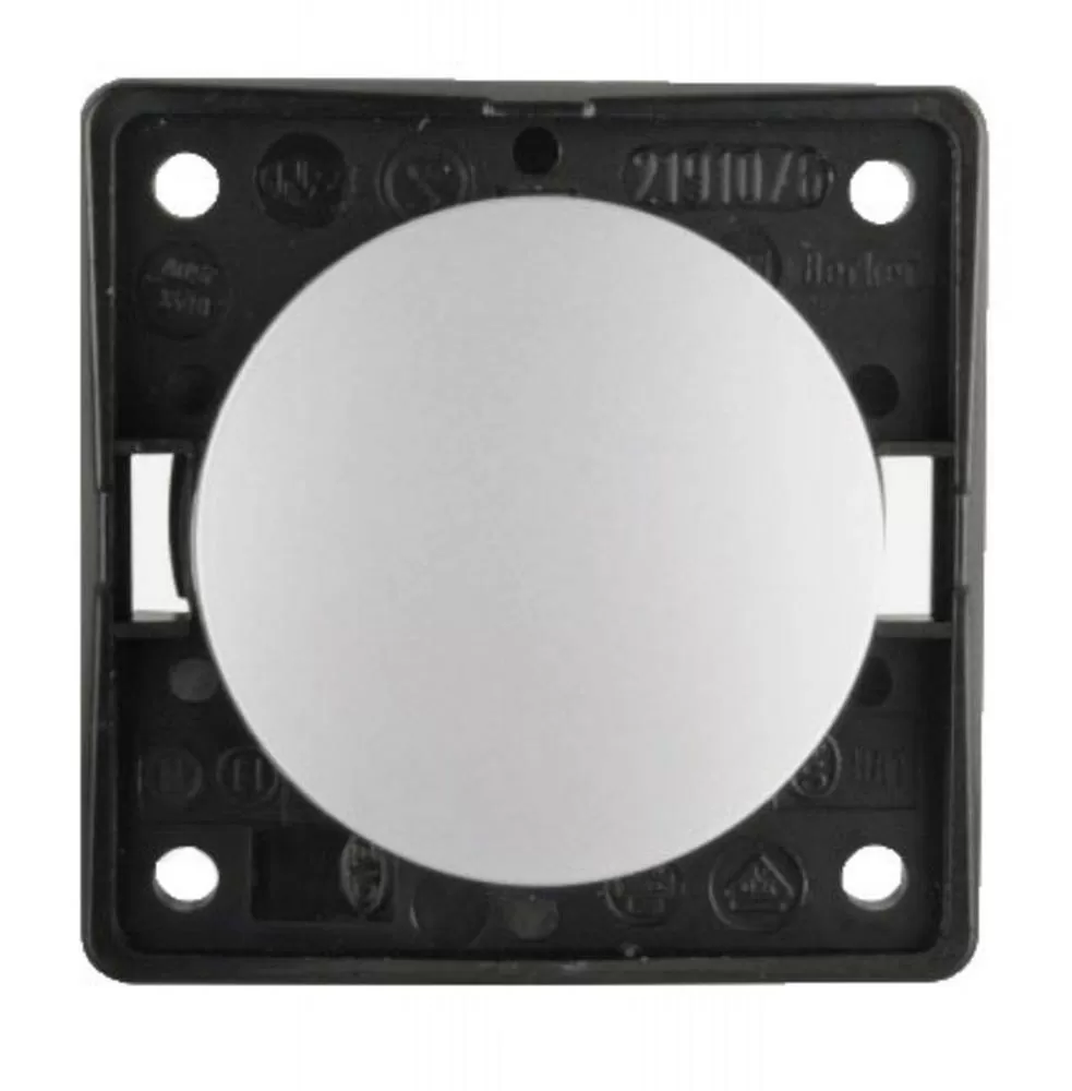 Berker Aan/Uitschakelaar Flow/Pure Inbouw Chroom Mat 230V