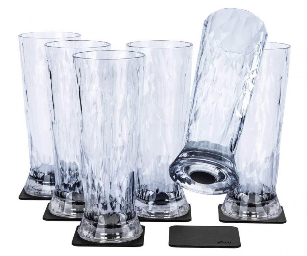 Silwy Bier Glazen 0.5L 6st.