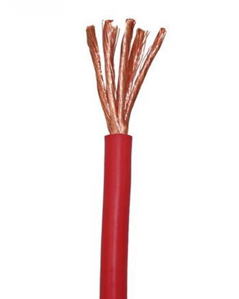 Accukabel 50mm² Dubbel Geïsoleerd Rood