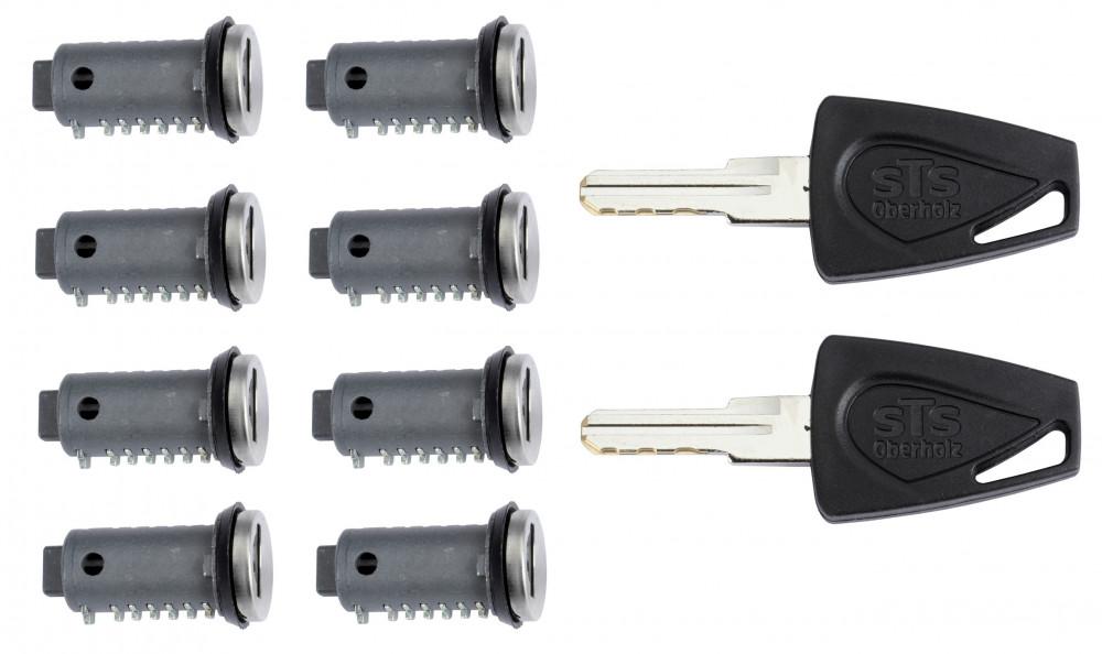 STS 8x Cilinder + 2x Sleutel