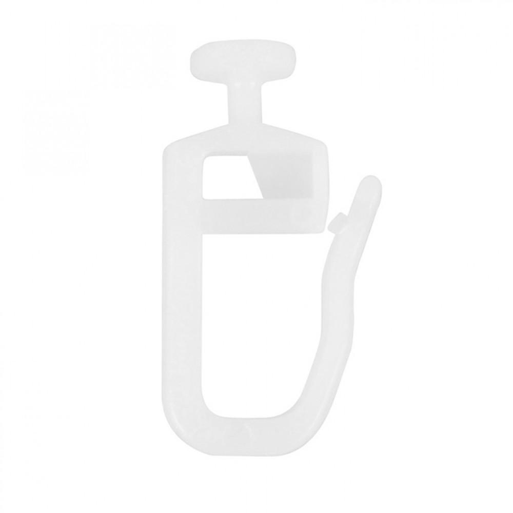 Gordijnrunner Nylon met Haak 100st.