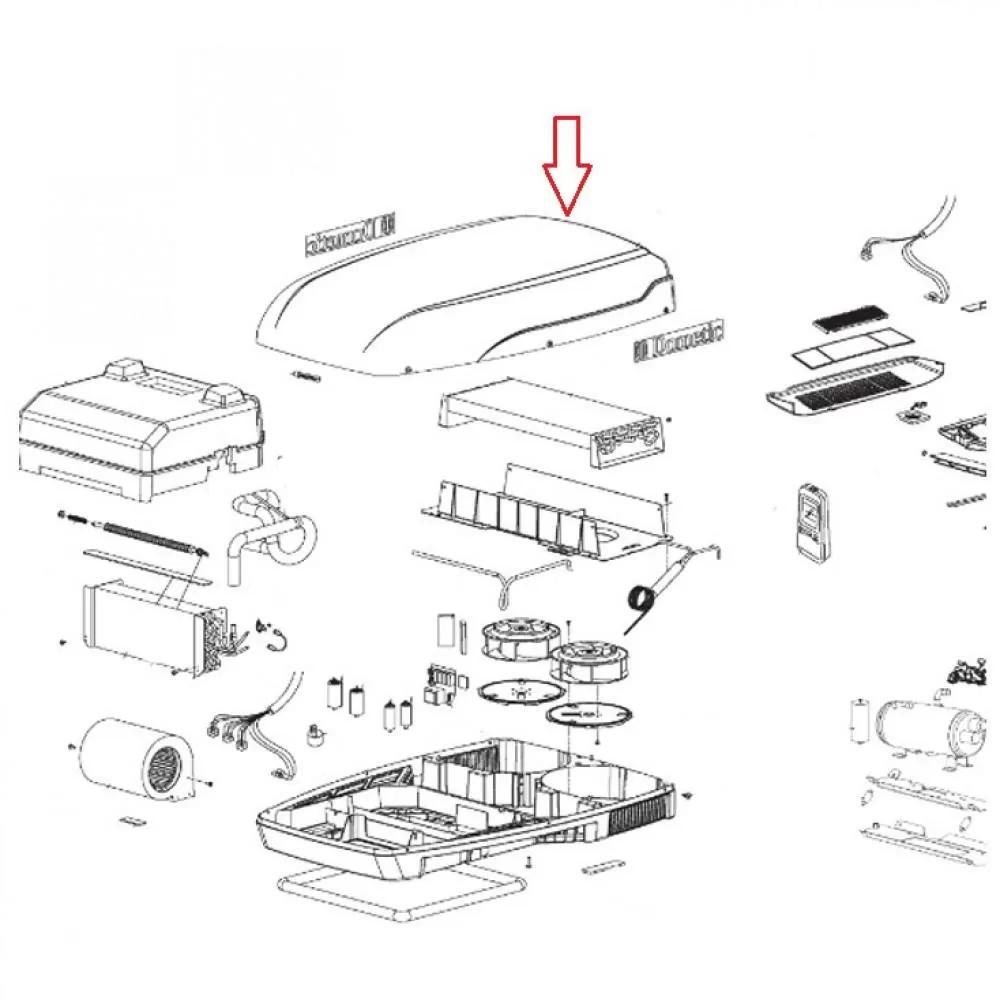 Dometic B2200 Afdekkap Wit - De Kampeerdiscounter