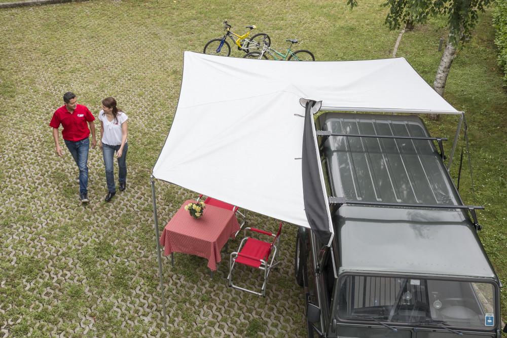 Fiamma Compass 220 Silver-Light Grey