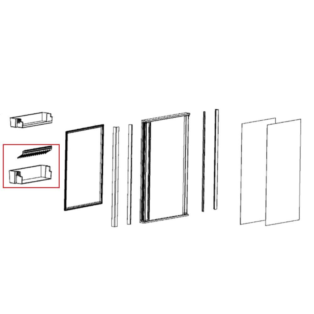 Dometic RMS10.5 Deurbakje onder
