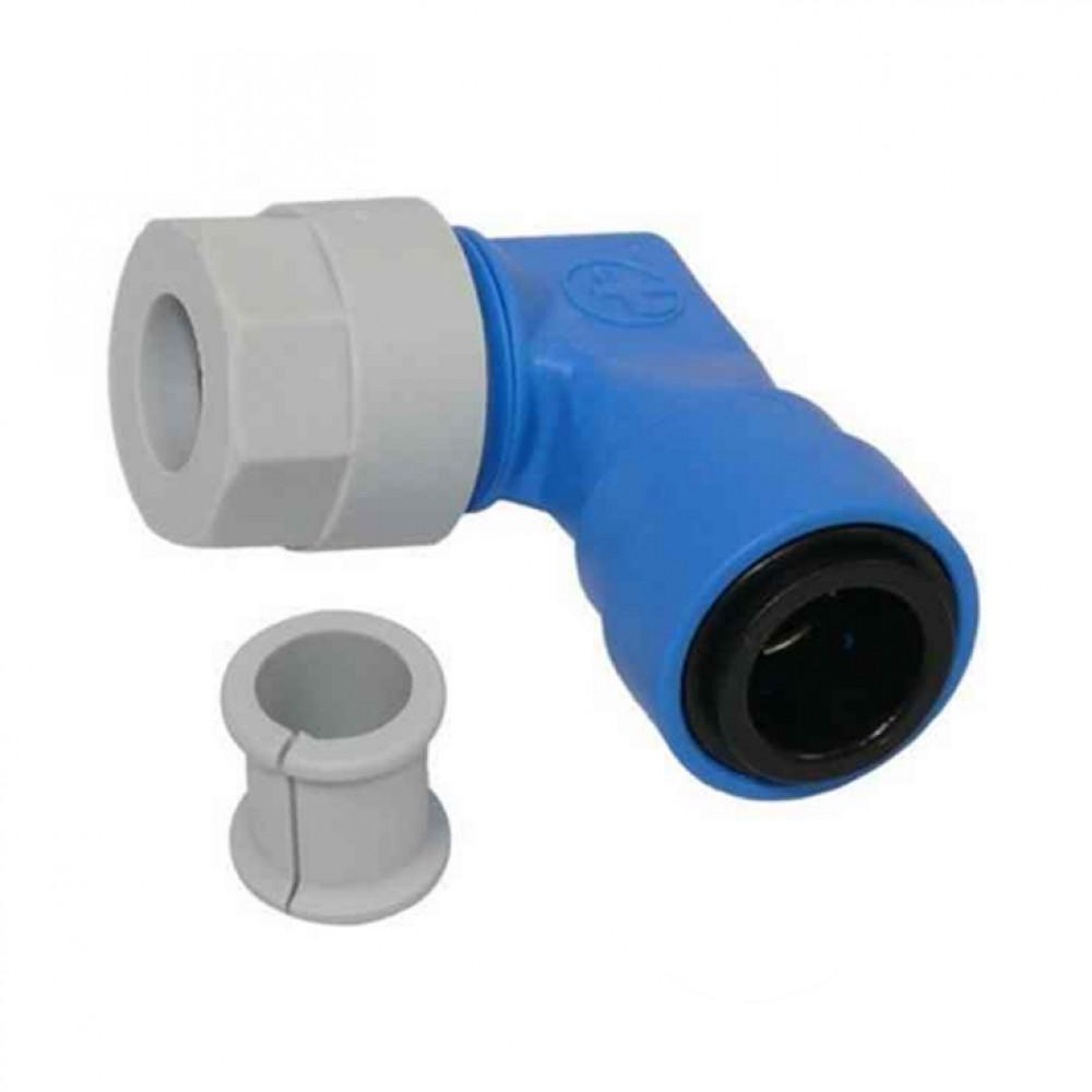 Truma Aansluiting Haaks J.G Blauw 12mm