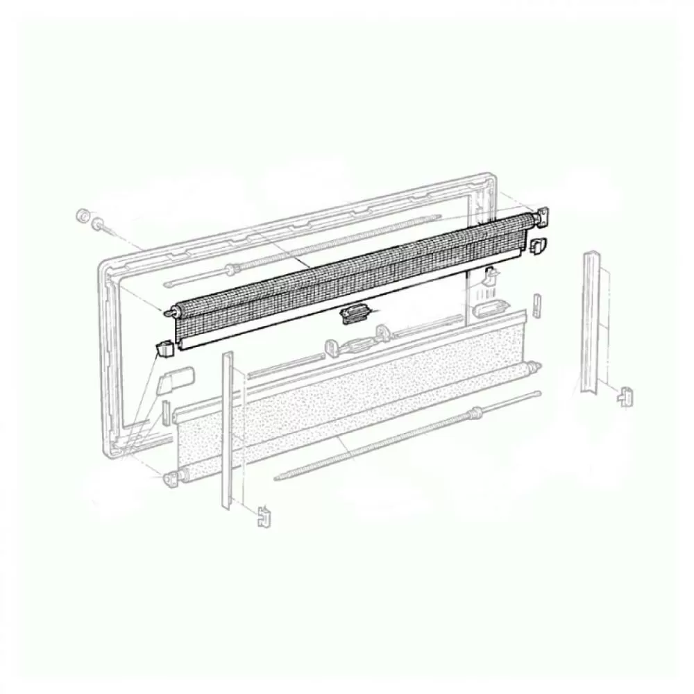 Dometic S3, S4 Vliegenrollo 145x70