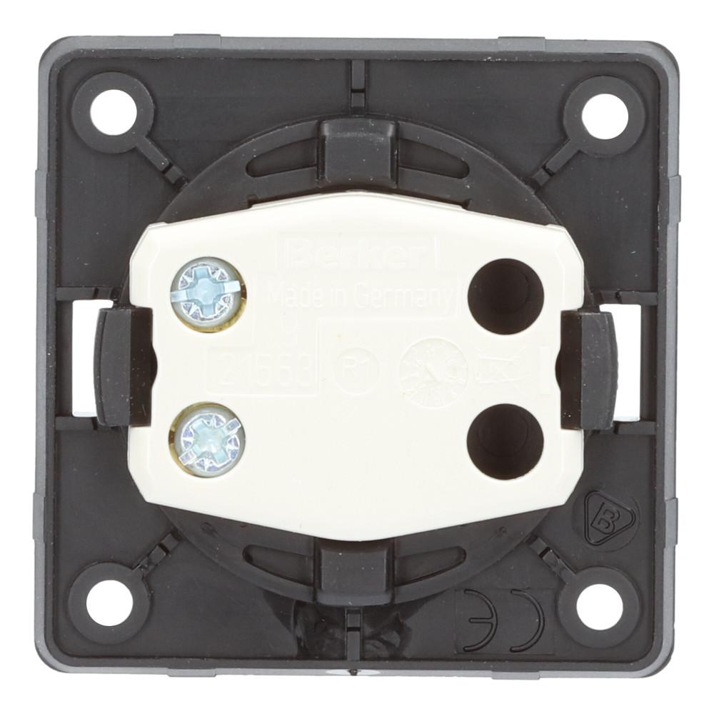 Berker Aan/Uitschakelaar Flow/Pure Inbouw RVS Mat 230V