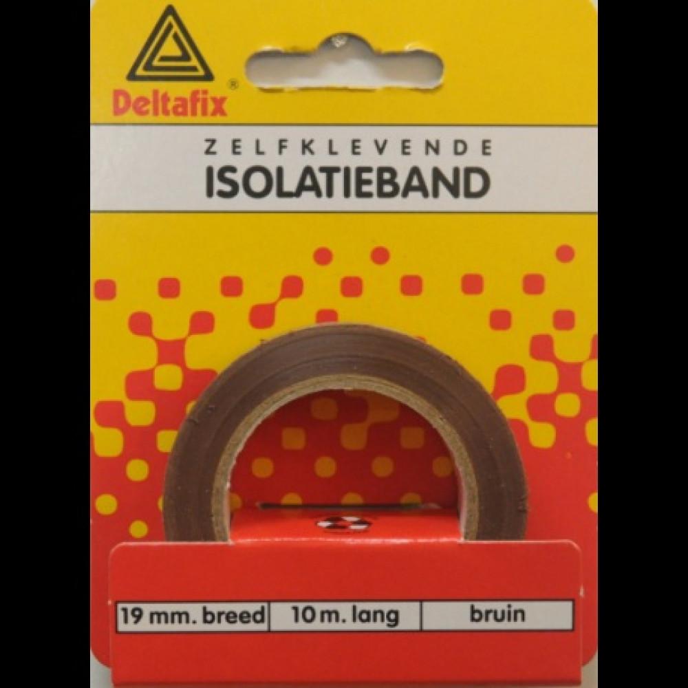 Deltafix Isolatieband Op Kaart 10mtrx19mm Bruin
