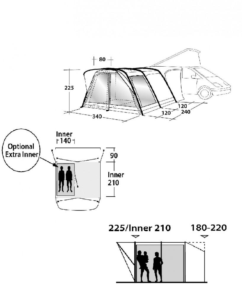 Outwell Busvoortent Country Road SA