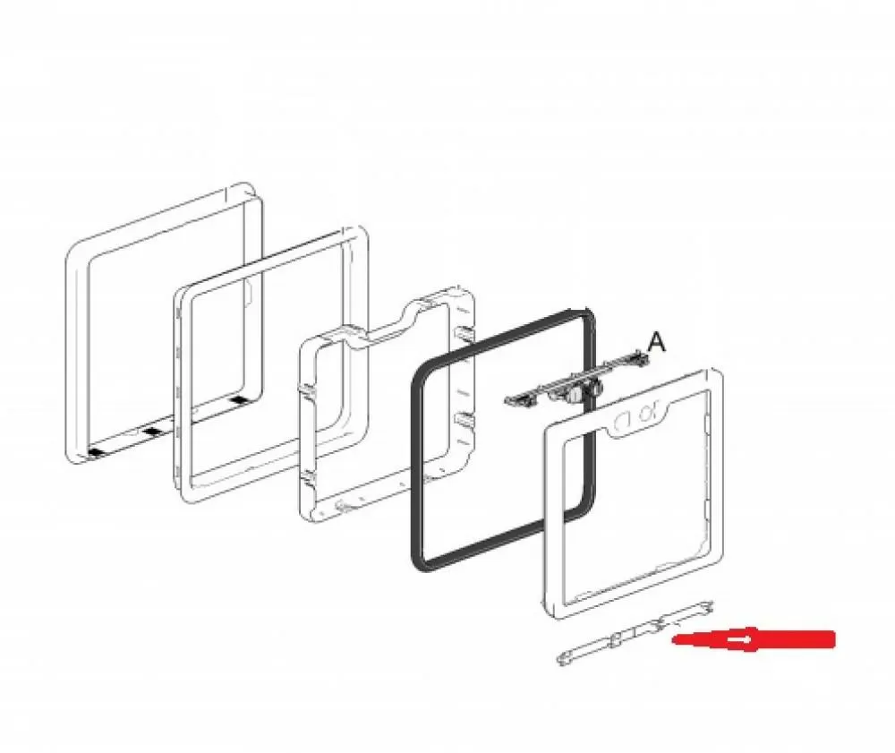 Thetford Hinge Pin 2st.