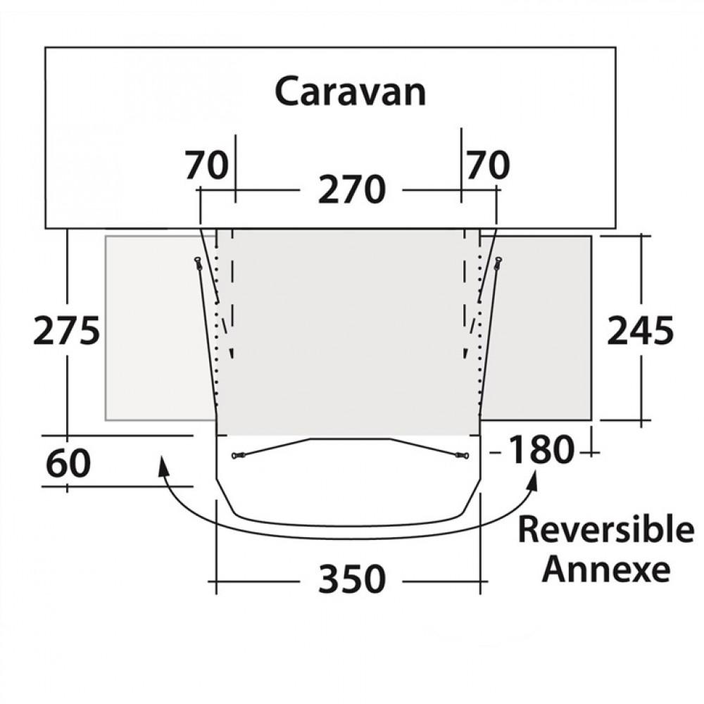 Outwell Caravanvoortent Reed 350SA