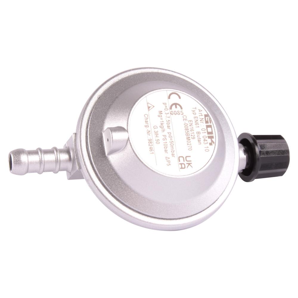 GOK Drukregelaar Campingaz 50mb Slangpilaar