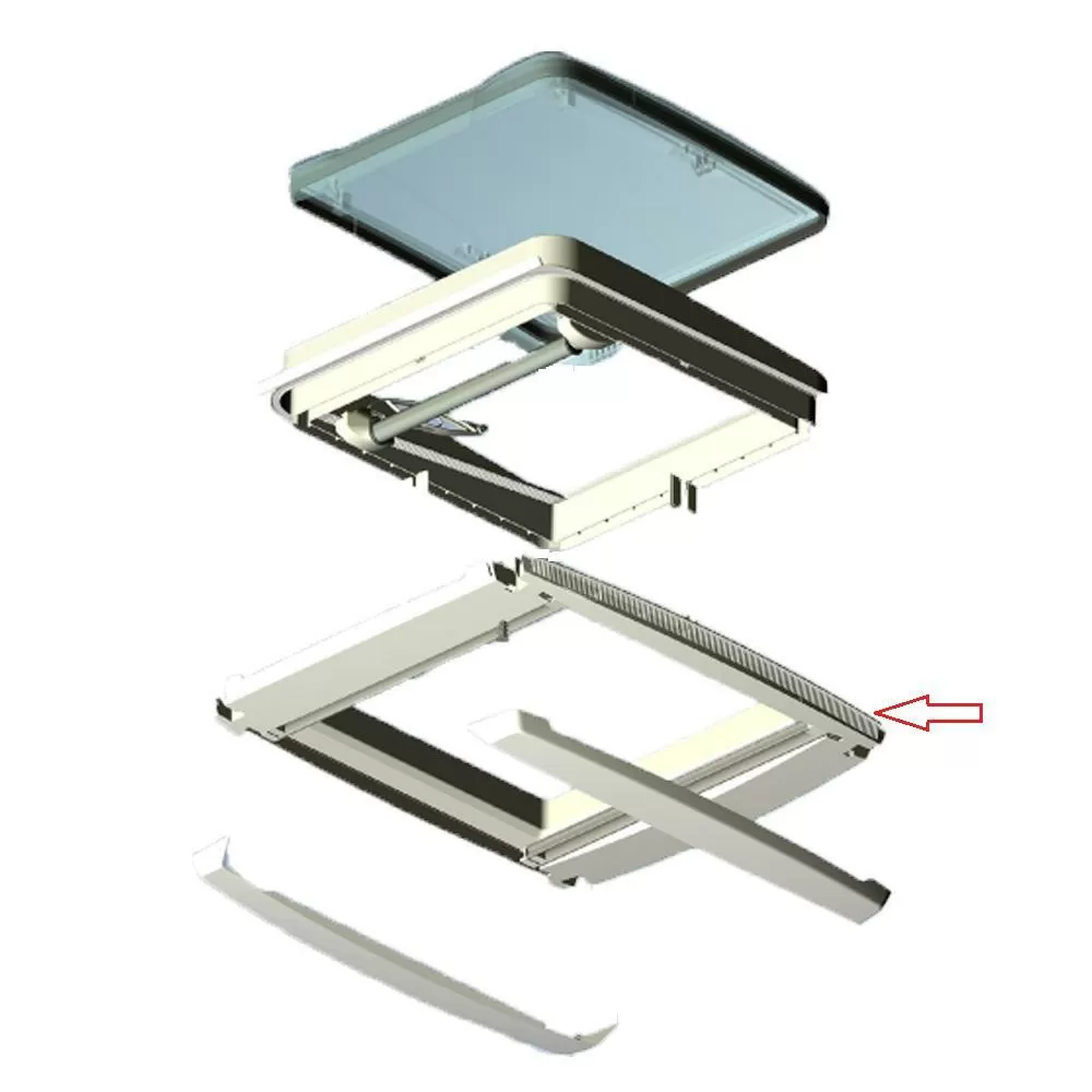 MPK VisionStar M Pro Binnenkader Plissé Wit