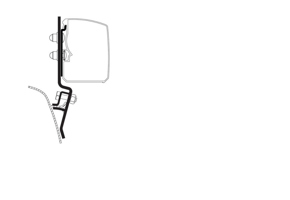 Thule T3200 VW T2/ T3 Adapter