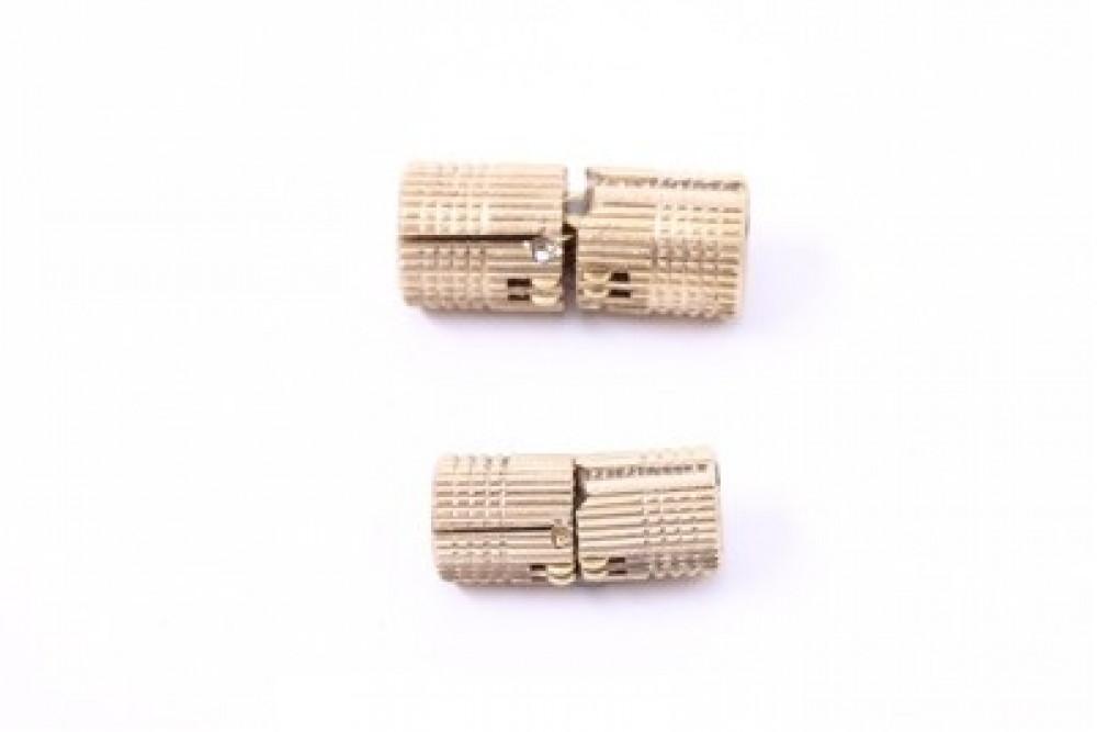 Cylinder scharnier 12mm koper