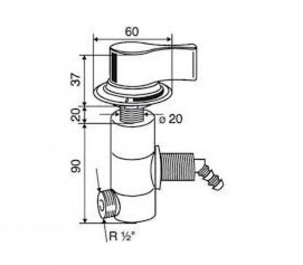 Reich Style 2000 Onderbouw (geen mengkraan)