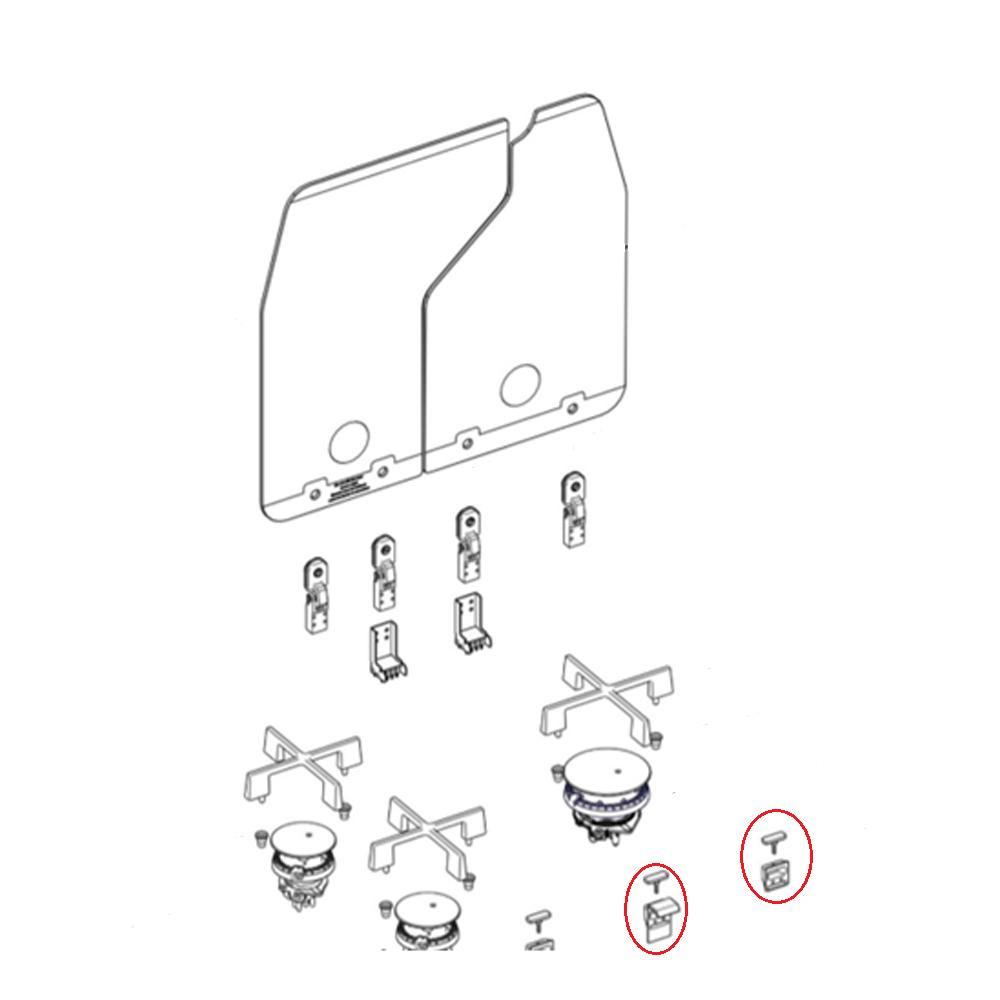 Thetford Kookplaat Topline 260 Glasdopjes