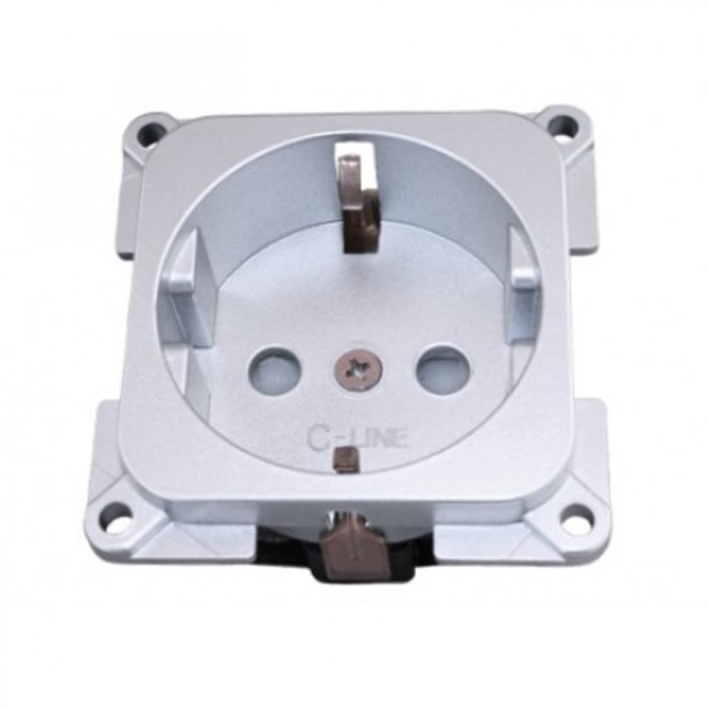 Presto Contactdoos 230V Inbouw S-10.000 Grijs