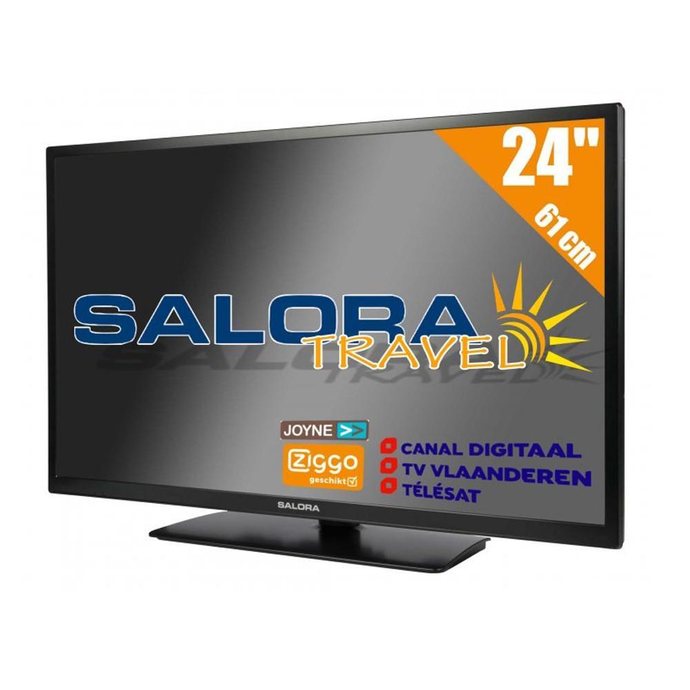 Salora 24'' TV Travel LED 12/230V