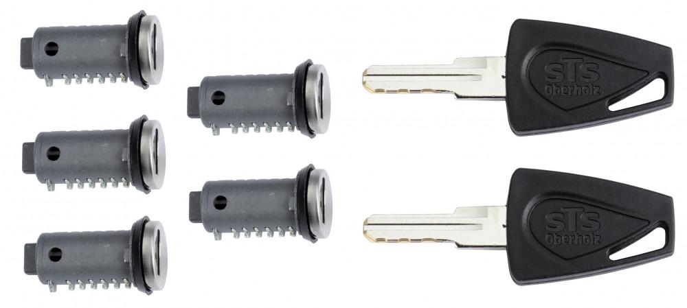 STS 5x Cilinder + 2x Sleutel