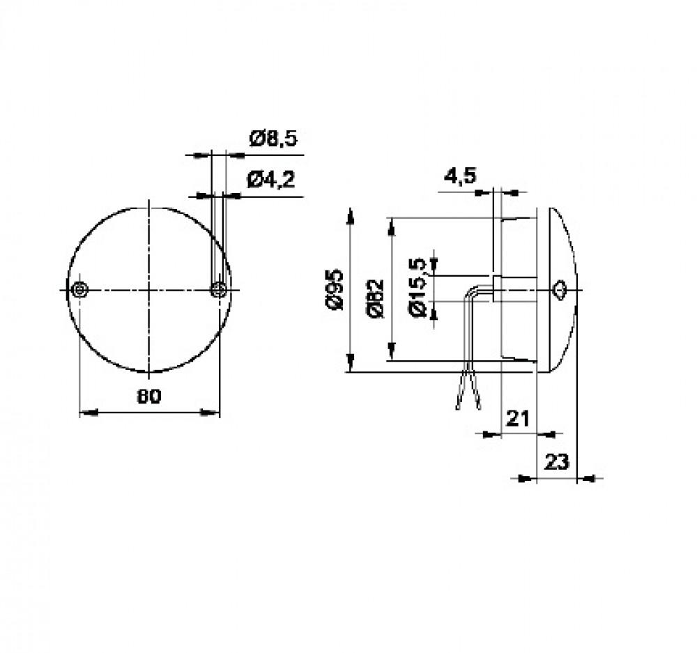 Jokon Achterlicht LED 720 Achterlicht en Remlicht