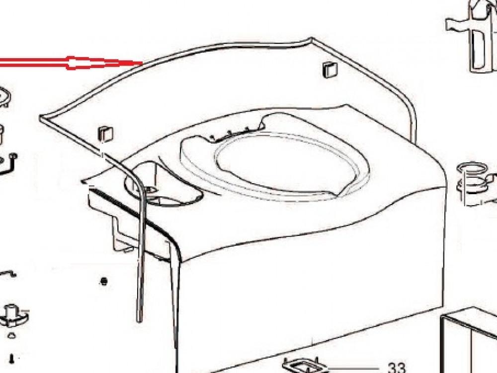 Thetford C400 Afwerkbies Cassette Toilet