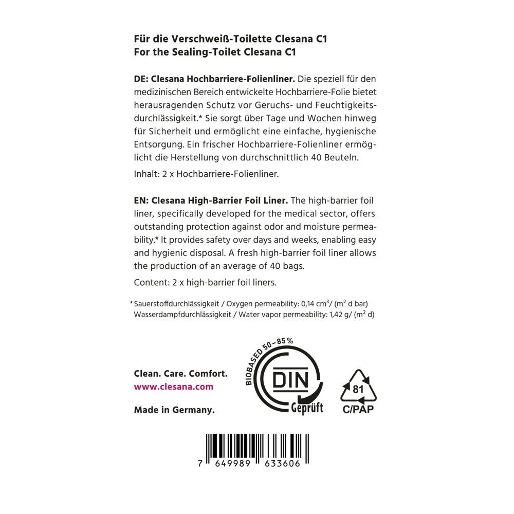 Clesana BIO Barrier Film Liner