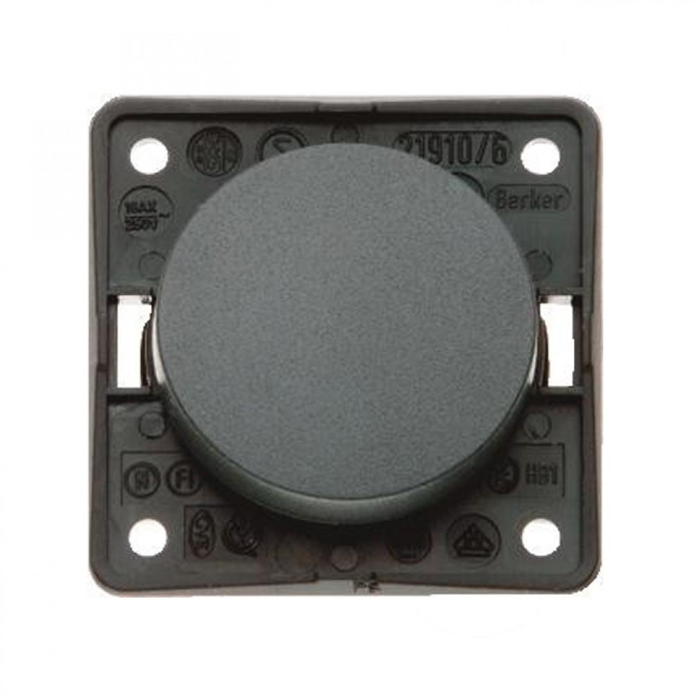 Berker Aan/Uitschakelaar Flow/Pure Inbouw Antraciet Mat 230V